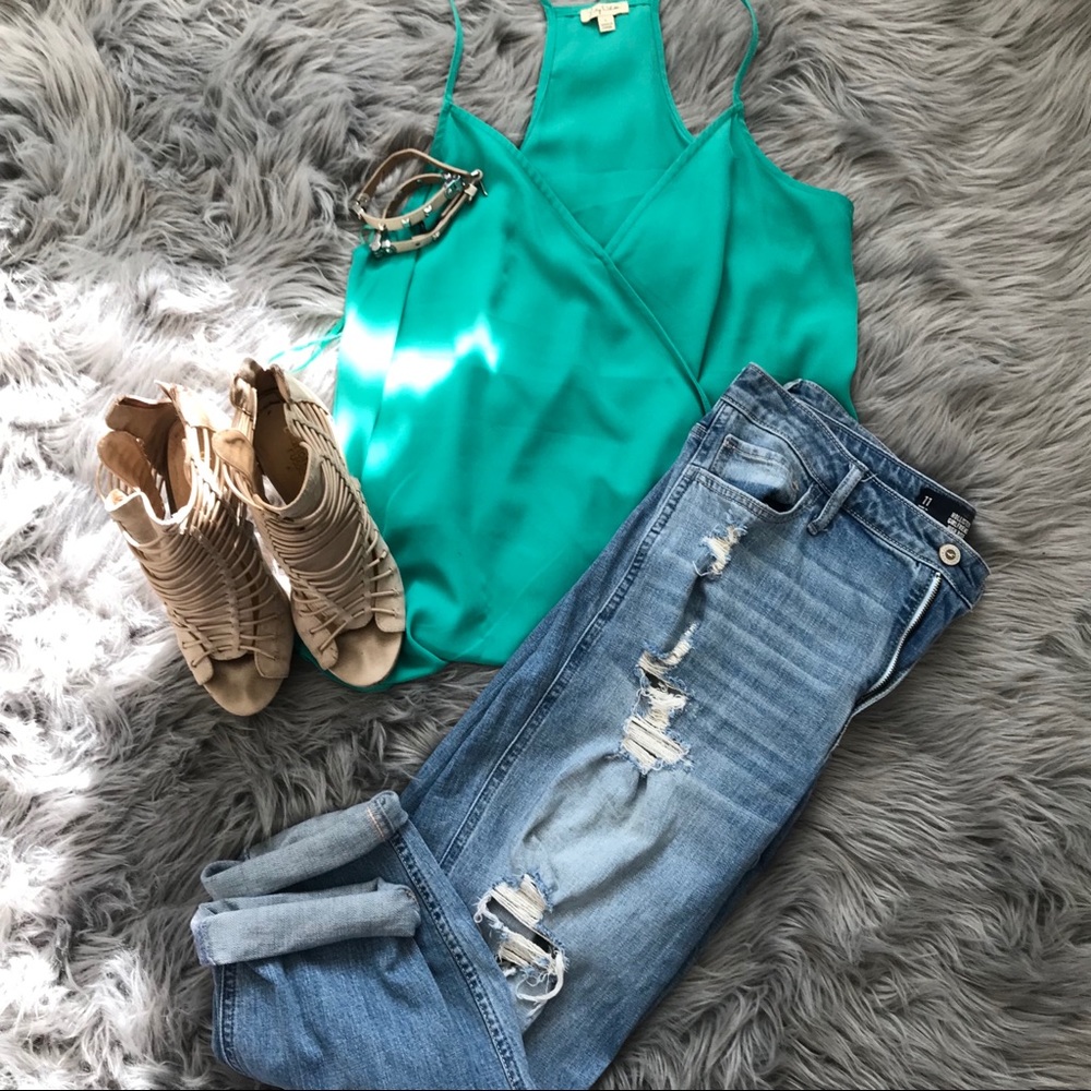Large tank top Teal